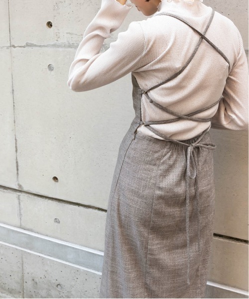 RANDA（ランダ）の「レースアップキャミソールワンピース（ワンピース・レディース・その他/ベージュ/ブラウン・0/1）」の22枚目の写真
