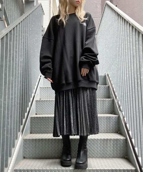 Figments（フィグメンツ）の「ヒールスクエアトゥブーツ（ブーツ・レディース・ブラック/オフホワイト・SMALL/MEDIUM）」の14枚目の写真