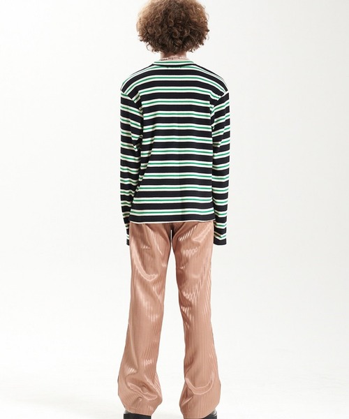 LA MER MA MAISON（ラメルマメゾン）の「LA MER MA MAISON／ボーダーロンT 2956731（Tシャツ/カットソー・メンズ・ブラック/ベージュ・FREE）」の17枚目の写真