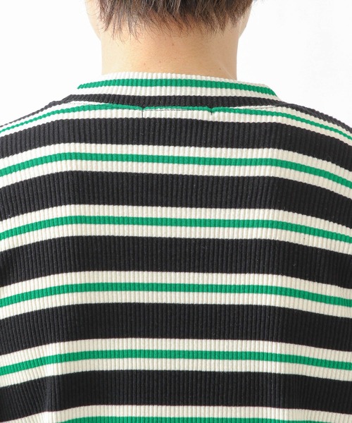 LA MER MA MAISON（ラメルマメゾン）の「LA MER MA MAISON／ボーダーロンT 2956731（Tシャツ/カットソー・メンズ・ブラック/ベージュ・FREE）」の19枚目の写真
