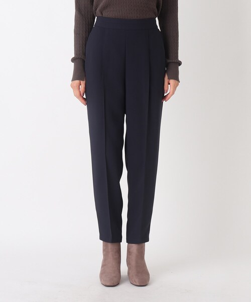 OPAQUE.CLIP（オペークドットクリップ）の「◆マルチファンクションジョーゼット イージーテーパードパンツ【WEB限定サイズ】（その他パンツ・レディース・ネイビー/チャコールグレー/ライトグレー/ダークオレンジ・40/38/42/36/34）」の7枚目の写真