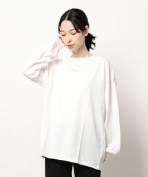 ehka sopo | ワンポイントロゴロングTシャツ(Tシャツ/カットソー)