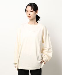 ehka sopo | ワンポイントロゴロングTシャツ(Tシャツ/カットソー)