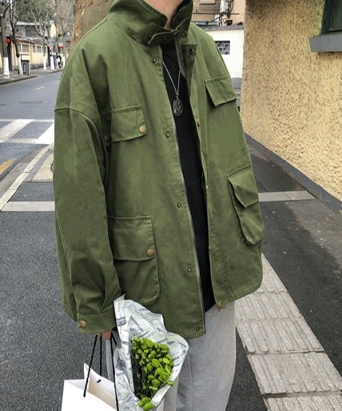 MGV(エムジーヴィー)の「ミリタリージップアップアウターM-65(ミリタリージャケット・メンズ・ブラック/カーキ・MEDIUM/LARGE/X-LARGE)」の9枚目の写真