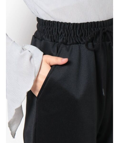 EMODA（エモダ）の「ハイウエストジョガーパンツ（その他パンツ・レディース・ブラック/その他/グレー・FREE）」の4枚目の写真