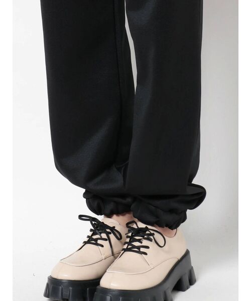 EMODA（エモダ）の「ハイウエストジョガーパンツ（その他パンツ・レディース・ブラック/その他/グレー・FREE）」の7枚目の写真