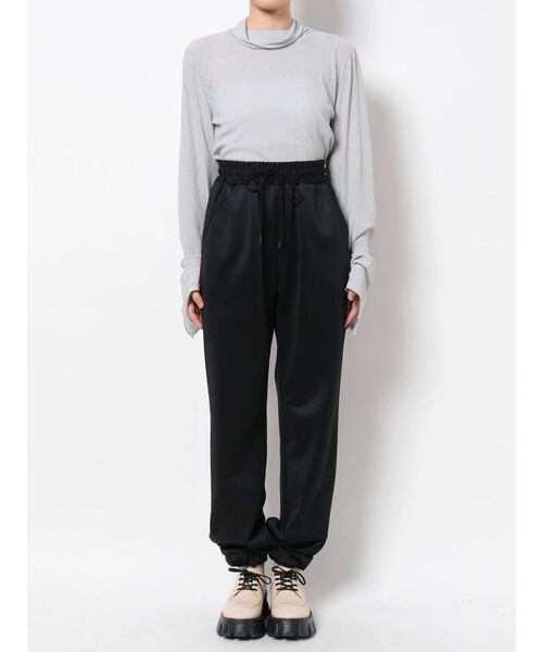 EMODA（エモダ）の「ハイウエストジョガーパンツ（その他パンツ・レディース・ブラック/その他/グレー・FREE）」の9枚目の写真