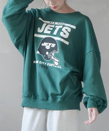 SPINNS | 【ゆったりシルエット】NFLロゴ裏起毛スウェット(スウェット)