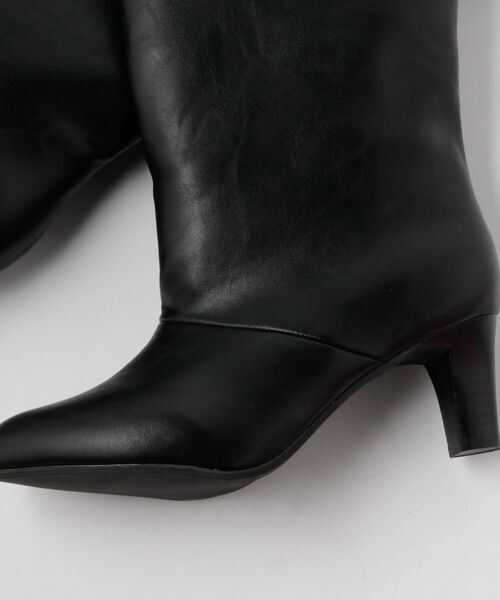 NOLLEY’S（ノーリーズ）の「ワイドロングブーツ（ブーツ・レディース・ダークブラウン/ブラック/ベージュ系その他3・MEDIUM/LARGE/SMALL）」の12枚目の写真