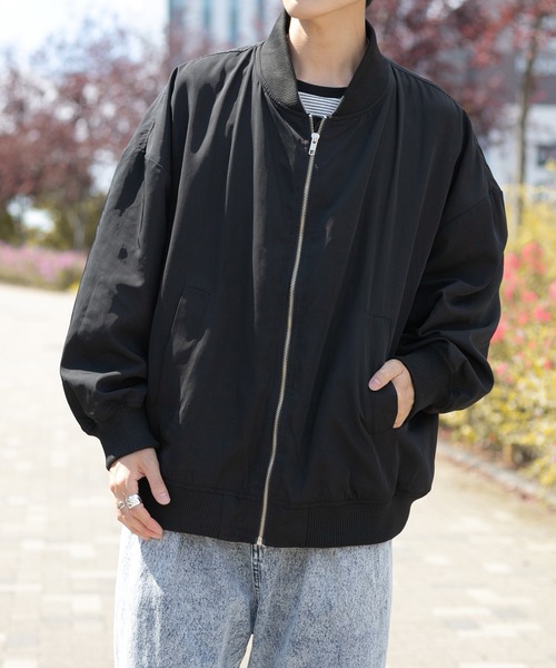 PairPair（ペアペア）の「MA-1(ユニセックス)（MA-1・レディース・ブラック/カーキ・MEDIUM/LARGE）」の12枚目の写真