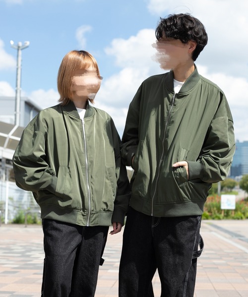 PairPair（ペアペア）の「MA-1(ユニセックス)（MA-1・レディース・ブラック/カーキ・MEDIUM/LARGE）」の5枚目の写真