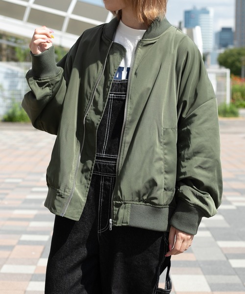 PairPair（ペアペア）の「MA-1(ユニセックス)（MA-1・レディース・ブラック/カーキ・MEDIUM/LARGE）」の13枚目の写真