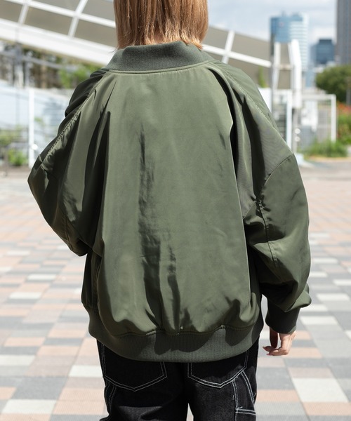 PairPair（ペアペア）の「MA-1(ユニセックス)（MA-1・レディース・ブラック/カーキ・MEDIUM/LARGE）」の9枚目の写真