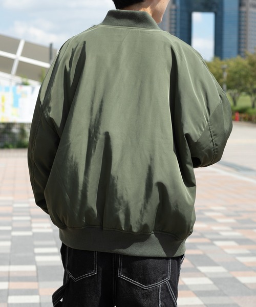 PairPair（ペアペア）の「MA-1(ユニセックス)（MA-1・レディース・ブラック/カーキ・MEDIUM/LARGE）」の14枚目の写真