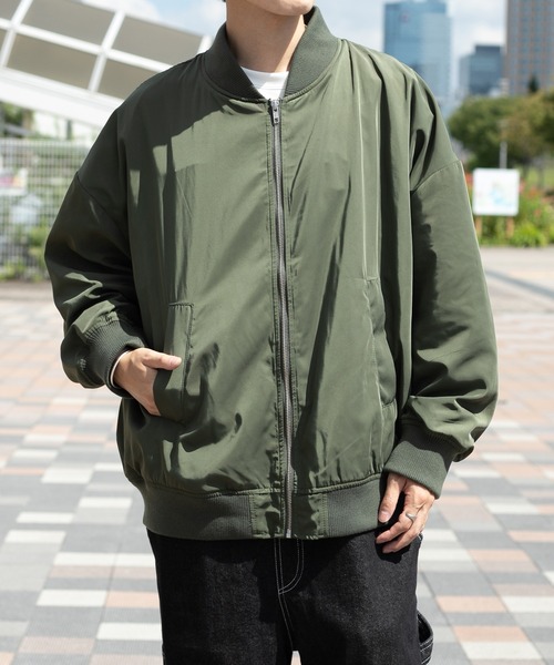 PairPair（ペアペア）の「MA-1(ユニセックス)（MA-1・レディース・ブラック/カーキ・MEDIUM/LARGE）」の6枚目の写真