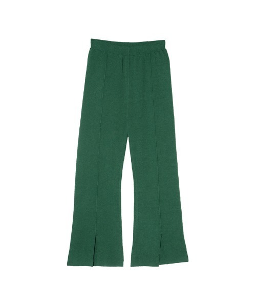 Re:EDIT（リエディ）の「センターラインスリットニットレギパン（その他パンツ・レディース・ブラウン/ベージュ/オレンジ/グリーン/ブラック/ピンク/パープル・LARGE/MEDIUM/SHORT）」の12枚目の写真