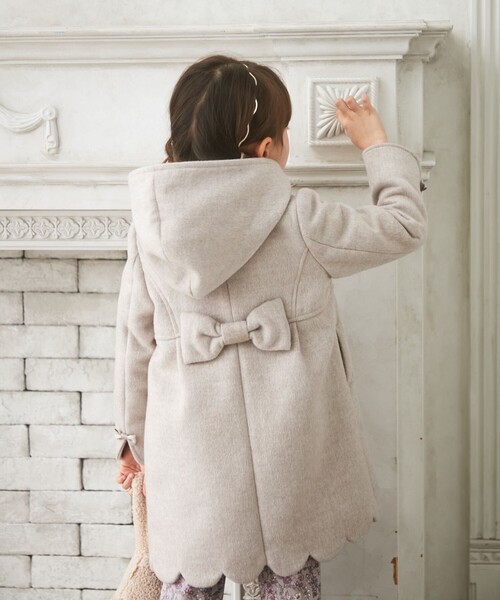 ANY（エニィ）の「ウールライクコート（その他アウター・キッズ・ピンク系/ベージュ系/ブラック系3・120/130/110）」の10枚目の写真