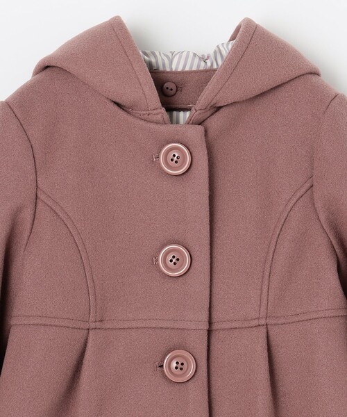 ANY（エニィ）の「ウールライクコート（その他アウター・キッズ・ピンク系/ベージュ系/ブラック系3・120/130/110）」の21枚目の写真