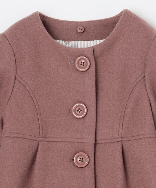 ANY（エニィ）の「ウールライクコート（その他アウター・キッズ・ピンク系/ベージュ系/ブラック系3・120/130/110）」の22枚目の写真