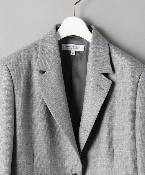 BEAUTY&YOUTH UNITED ARROWS（ビューティーアンドユースユナイテッドアローズ）の「BY ツイルテーラード ジャケット（テーラードジャケット・レディース・ベージュ/グレー/オリーブ・S/M）」の22枚目の写真