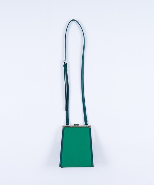 WHO'S WHO gallery（フーズフーギャラリー）の「クラスプショルダー（ショルダーバッグ・レディース・ブラック/ブラウン/サックスブルー/グリーン/レモンイエロー・FREE）」の10枚目の写真