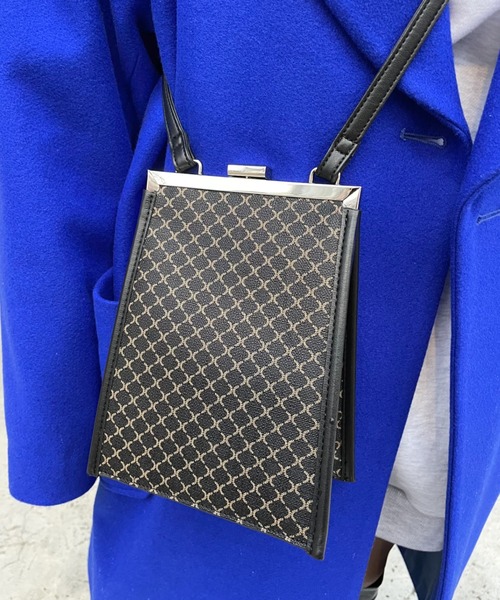 WHO'S WHO gallery（フーズフーギャラリー）の「クラスプショルダー（ショルダーバッグ・レディース・ブラック/ブラウン/サックスブルー/グリーン/レモンイエロー・FREE）」の20枚目の写真