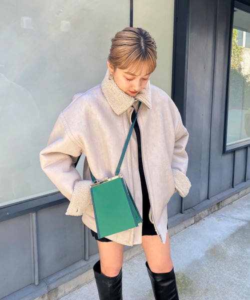 WHO'S WHO gallery（フーズフーギャラリー）の「クラスプショルダー（ショルダーバッグ・レディース・ブラック/ブラウン/サックスブルー/グリーン/レモンイエロー・FREE）」の18枚目の写真