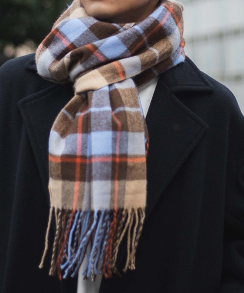 WEGO（ウィゴー）の「WEGO/【男女兼用】大判ストール（マフラー・レディース・オフホワイト/ライトピンク/グレー/その他3/グリーン/ブラック/ライトベージュ/ホワイト/ネイビー/レッド/その他2/その他1/ライトブラウン/ブラウン/その他4/イエロー/ブラウン系その他・FREE）」の19枚目の写真