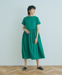 「KELEN/ ケレン」ボートネックリネンワンピース"MISSY LINEN"