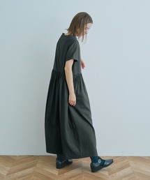 「KELEN/ ケレン」ボートネックリネンワンピース"MISSY LINEN"