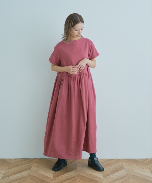 Kelen(ケレン)の「「KELEN/ ケレン」ボートネックリネンワンピース"MISSY LINEN"(ワンピース・レディース・ブラック/レッド/ブルー/グリーン・S/M)」の10枚目の写真