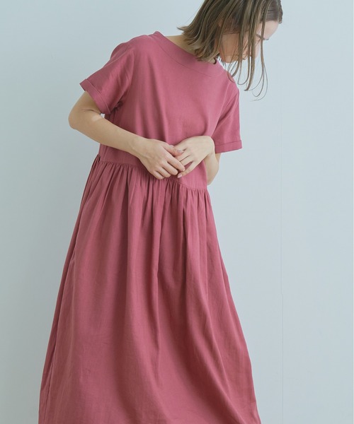 Kelen(ケレン)の「「KELEN/ ケレン」ボートネックリネンワンピース"MISSY LINEN"(ワンピース・レディース・ブラック/レッド/ブルー/グリーン・S/M)」の6枚目の写真