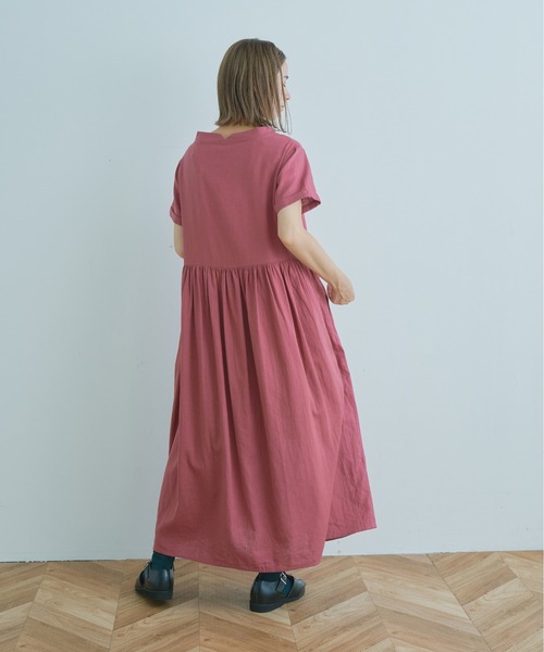 Kelen(ケレン)の「「KELEN/ ケレン」ボートネックリネンワンピース"MISSY LINEN"(ワンピース・レディース・ブラック/レッド/ブルー/グリーン・S/M)」の8枚目の写真