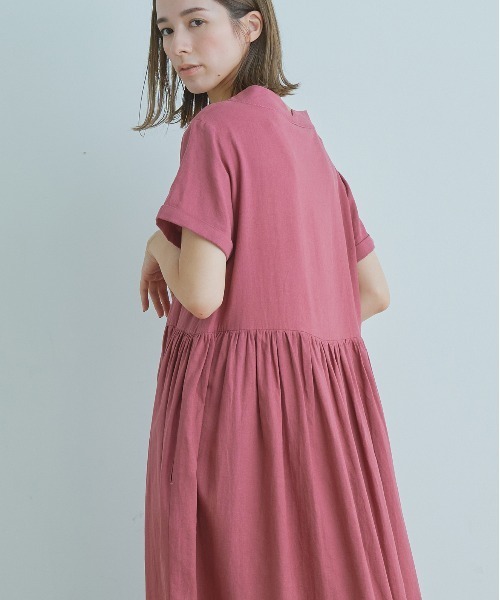 Kelen(ケレン)の「「KELEN/ ケレン」ボートネックリネンワンピース"MISSY LINEN"(ワンピース・レディース・ブラック/レッド/ブルー/グリーン・S/M)」の9枚目の写真