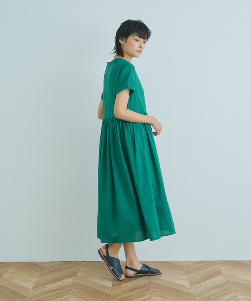 Kelen(ケレン)の「「KELEN/ ケレン」ボートネックリネンワンピース"MISSY LINEN"(ワンピース・レディース・ブラック/レッド/ブルー/グリーン・S/M)」の12枚目の写真