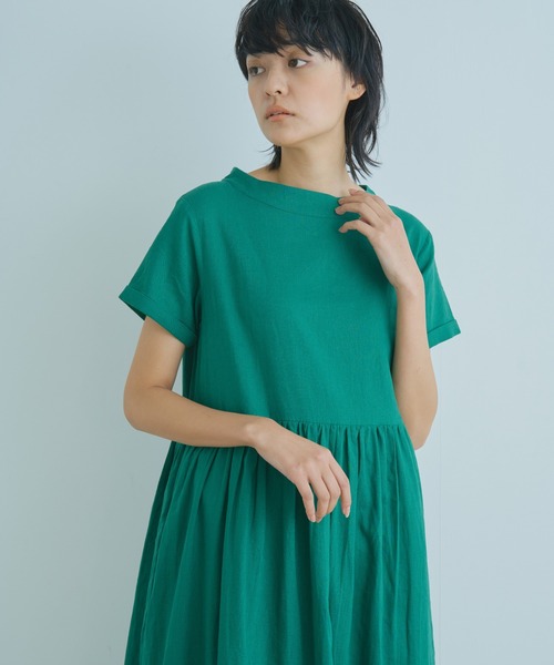 Kelen(ケレン)の「「KELEN/ ケレン」ボートネックリネンワンピース"MISSY LINEN"(ワンピース・レディース・ブラック/レッド/ブルー/グリーン・S/M)」の14枚目の写真