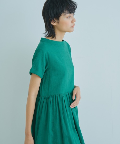 Kelen(ケレン)の「「KELEN/ ケレン」ボートネックリネンワンピース"MISSY LINEN"(ワンピース・レディース・ブラック/レッド/ブルー/グリーン・S/M)」の15枚目の写真