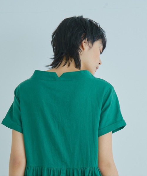 Kelen(ケレン)の「「KELEN/ ケレン」ボートネックリネンワンピース"MISSY LINEN"(ワンピース・レディース・ブラック/レッド/ブルー/グリーン・S/M)」の20枚目の写真