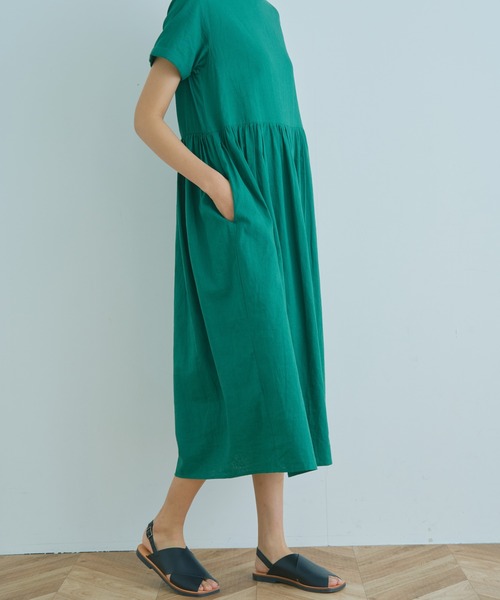 Kelen(ケレン)の「「KELEN/ ケレン」ボートネックリネンワンピース"MISSY LINEN"(ワンピース・レディース・ブラック/レッド/ブルー/グリーン・S/M)」の22枚目の写真