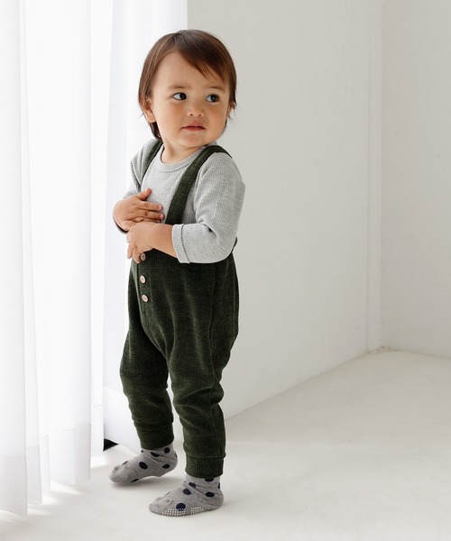 DADWAY(ダッドウェイ)の「ワッフルボディ(ロンパース・キッズ・ベージュ/グレー/オフホワイト・90cm/80cm/70cm)」の7枚目の写真