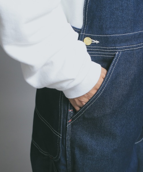 WAIPER.inc（ワイパーインク）の「DICKIES INDIGO BIB OVERALL　83294NB（サロペット/オーバーオール・メンズ・インディゴブルー・32/30/34/36）」の14枚目の写真