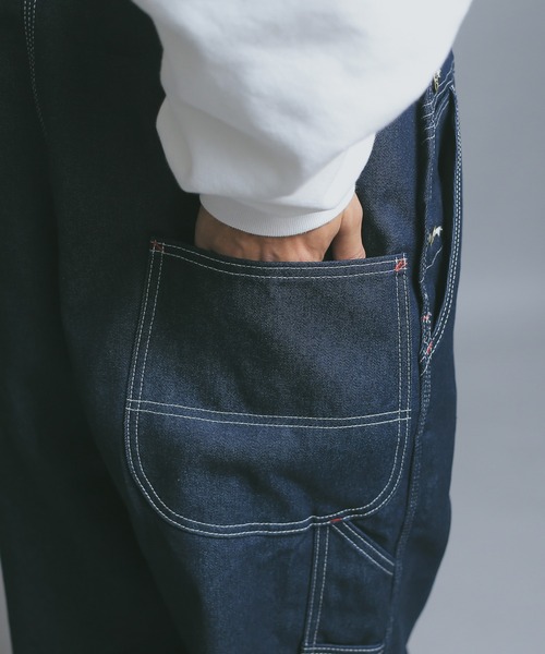 WAIPER.inc（ワイパーインク）の「DICKIES INDIGO BIB OVERALL　83294NB（サロペット/オーバーオール・メンズ・インディゴブルー・32/30/34/36）」の8枚目の写真
