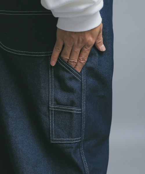 WAIPER.inc（ワイパーインク）の「DICKIES INDIGO BIB OVERALL　83294NB（サロペット/オーバーオール・メンズ・インディゴブルー・32/30/34/36）」の3枚目の写真