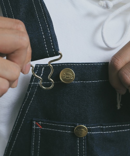 WAIPER.inc（ワイパーインク）の「DICKIES INDIGO BIB OVERALL　83294NB（サロペット/オーバーオール・メンズ・インディゴブルー・32/30/34/36）」の6枚目の写真