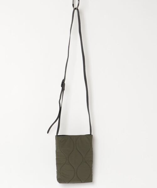 WEGO(ウィゴー)の「WEGO/キルティングミニマルポシェット(ショルダーバッグ・メンズ・カーキ/ブラック系その他・FREE)」の17枚目の写真