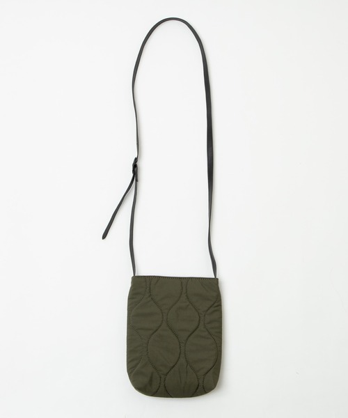 WEGO(ウィゴー)の「WEGO/キルティングミニマルポシェット(ショルダーバッグ・メンズ・カーキ/ブラック系その他・FREE)」の15枚目の写真
