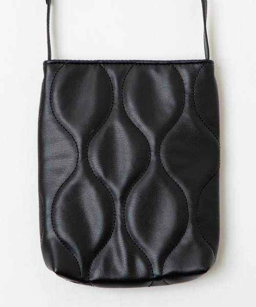 WEGO(ウィゴー)の「WEGO/キルティングミニマルポシェット(ショルダーバッグ・メンズ・カーキ/ブラック系その他・FREE)」の12枚目の写真