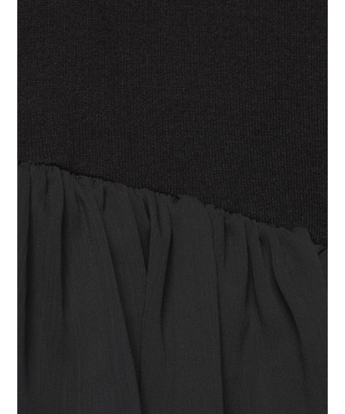 EIMY ISTOIRE（エイミーイストワール）の「アシンメトリーコンビニットプルオーバー（Tシャツ/カットソー・レディース・ホワイト/ブラック/ブラウン/サックスブルー/ピンク・FREE）」の10枚目の写真