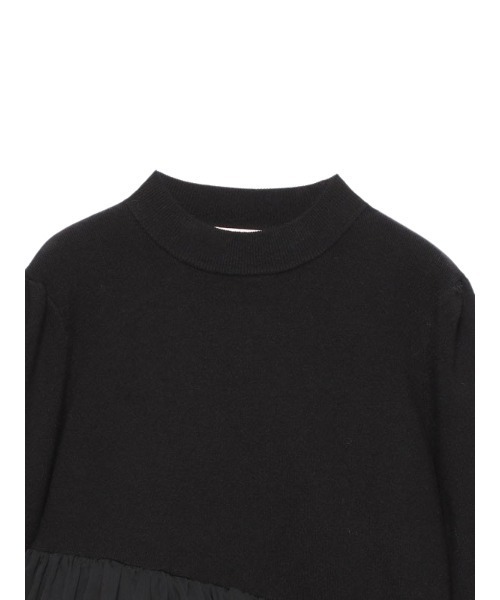 EIMY ISTOIRE（エイミーイストワール）の「アシンメトリーコンビニットプルオーバー（Tシャツ/カットソー・レディース・ホワイト/ブラック/ブラウン/サックスブルー/ピンク・FREE）」の15枚目の写真