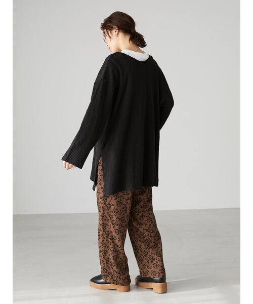 Sugar spoon（シュガースプーン）の「・SUGAR SPOON フラワーワイドパンツ＊（その他パンツ・レディース・ブラック/ブラウン/グリーン・FREE）」の12枚目の写真